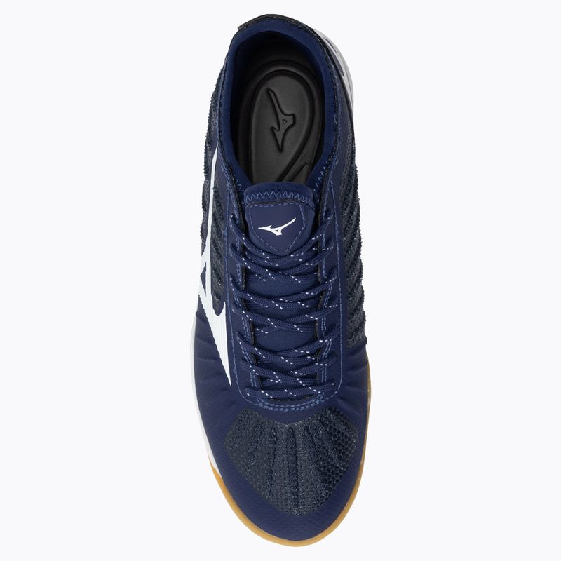 Scarpe da calcio Mizuno Rebula Sala Elite IN da uomo blu navy Q1GA202001 6