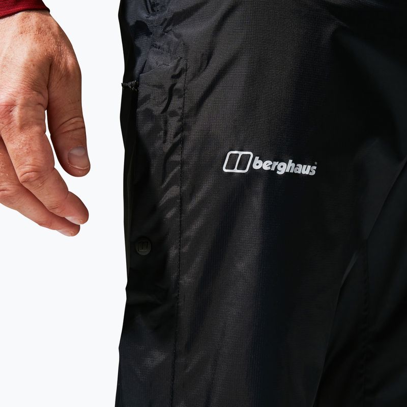 Pantaloni da pioggia Berghaus Deluge 2.0 da uomo, nero 6