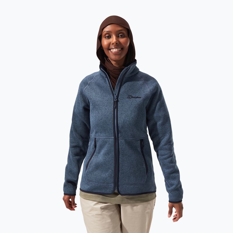 Felpa in pile Berghaus Salair AF vintage indigo/mood indigo da donna 4