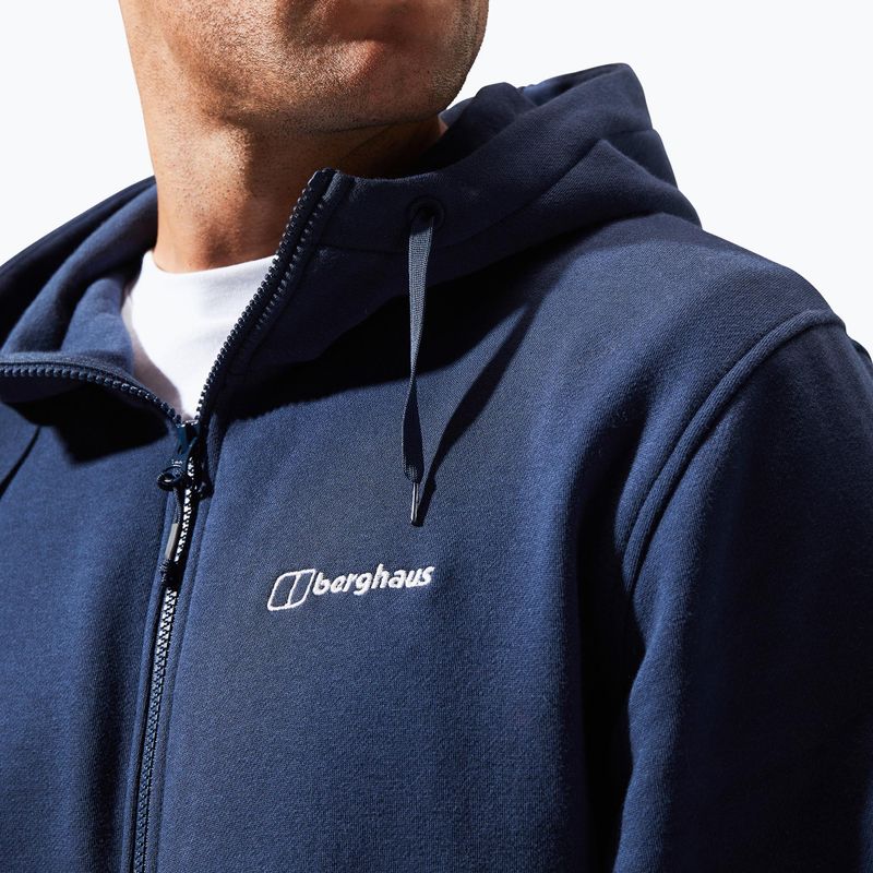 Felpa Berghaus Logo Full Zip uomo crepuscolo 6