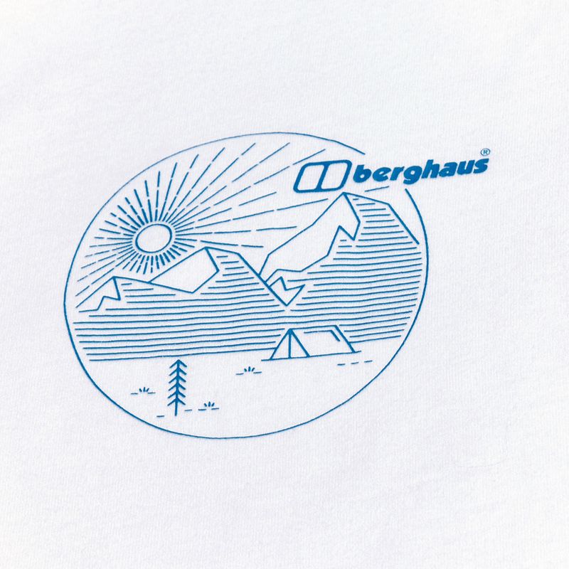 Berghaus Linear Landscape a maniche lunghe da donna bianco puro 10