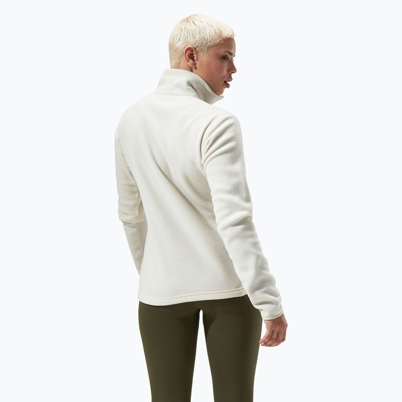 Felpa da donna Berghaus Prism 2.0 Micro bone in pile bianco 3