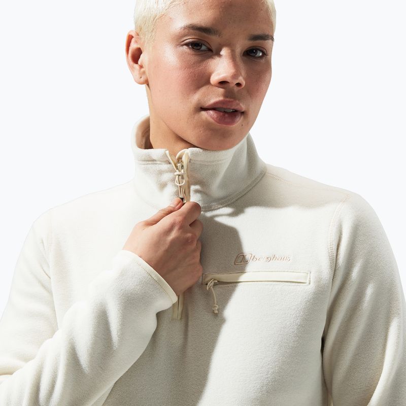 Felpa da donna Berghaus Prism 2.0 Micro bone in pile bianco 4