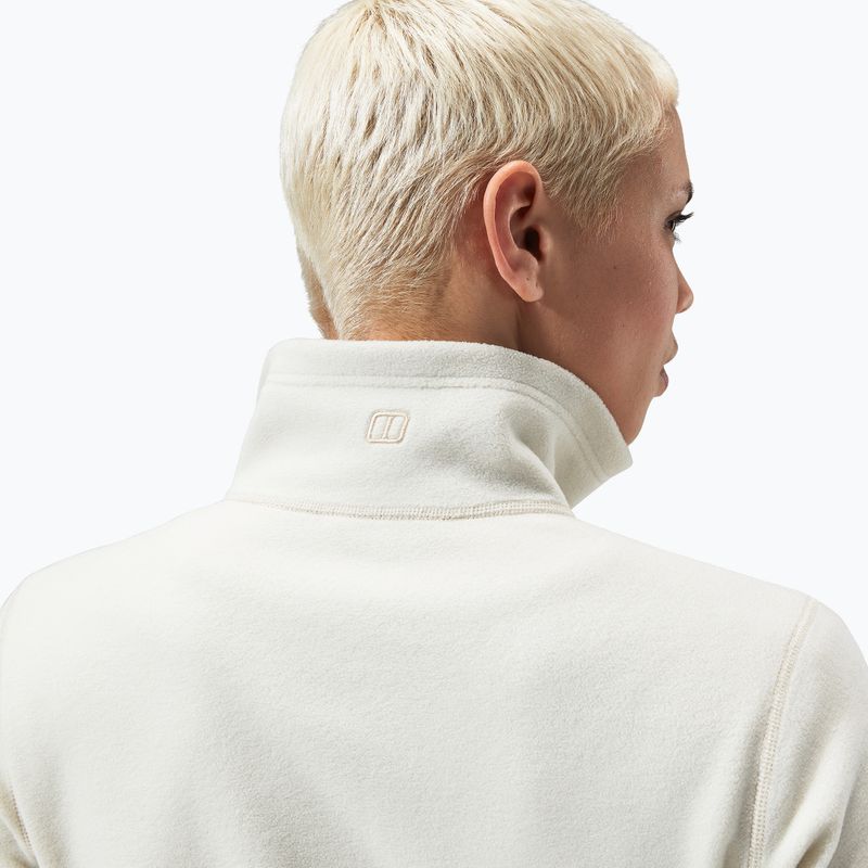 Felpa da donna Berghaus Prism 2.0 Micro bone in pile bianco 5