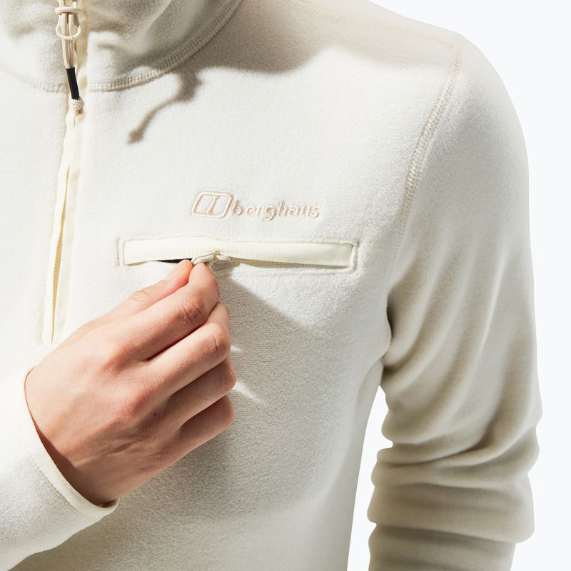 Felpa da donna Berghaus Prism 2.0 Micro bone in pile bianco 6