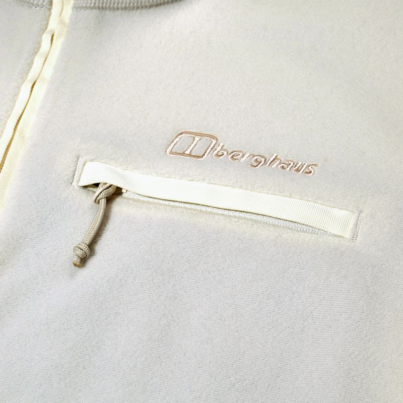 Felpa da donna Berghaus Prism 2.0 Micro bone in pile bianco 10