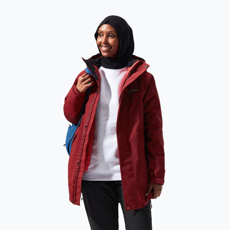 Giacca Berghaus Monic Gemini 3In1 da donna syrah