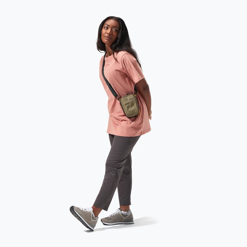 Maglietta Berghaus Boyfriend Logo donna rosa alba 2