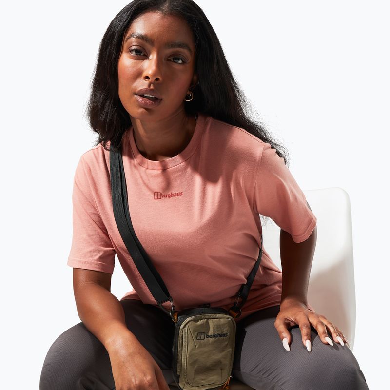 Maglietta Berghaus Boyfriend Logo donna rosa alba 5