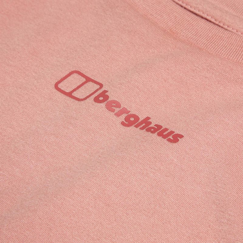 Maglietta Berghaus Boyfriend Logo donna rosa alba 10