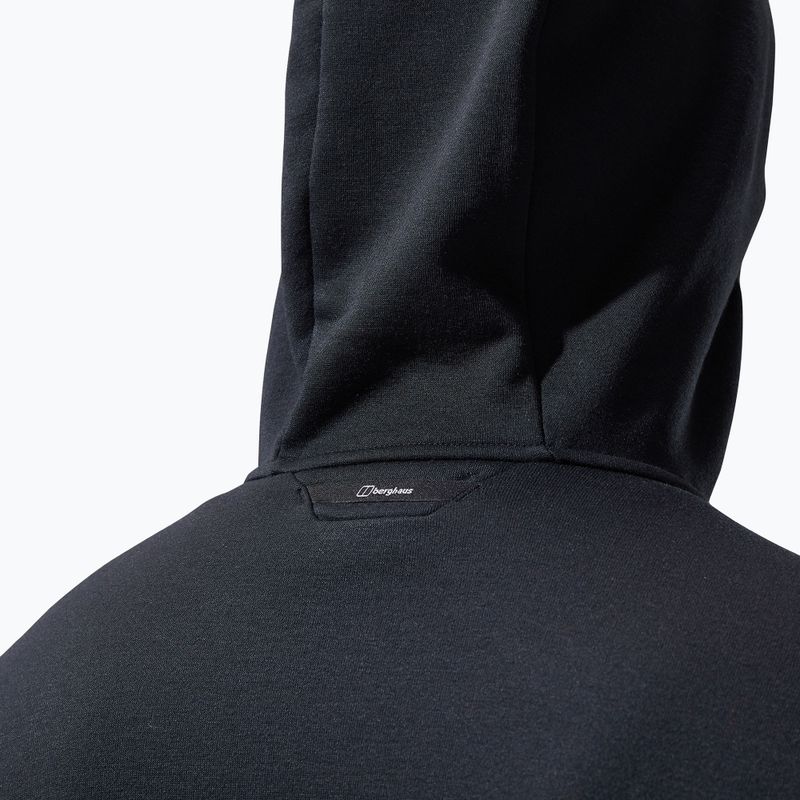 Felpa in pile Berghaus Heuberg Hoody uomo nero/nero 6