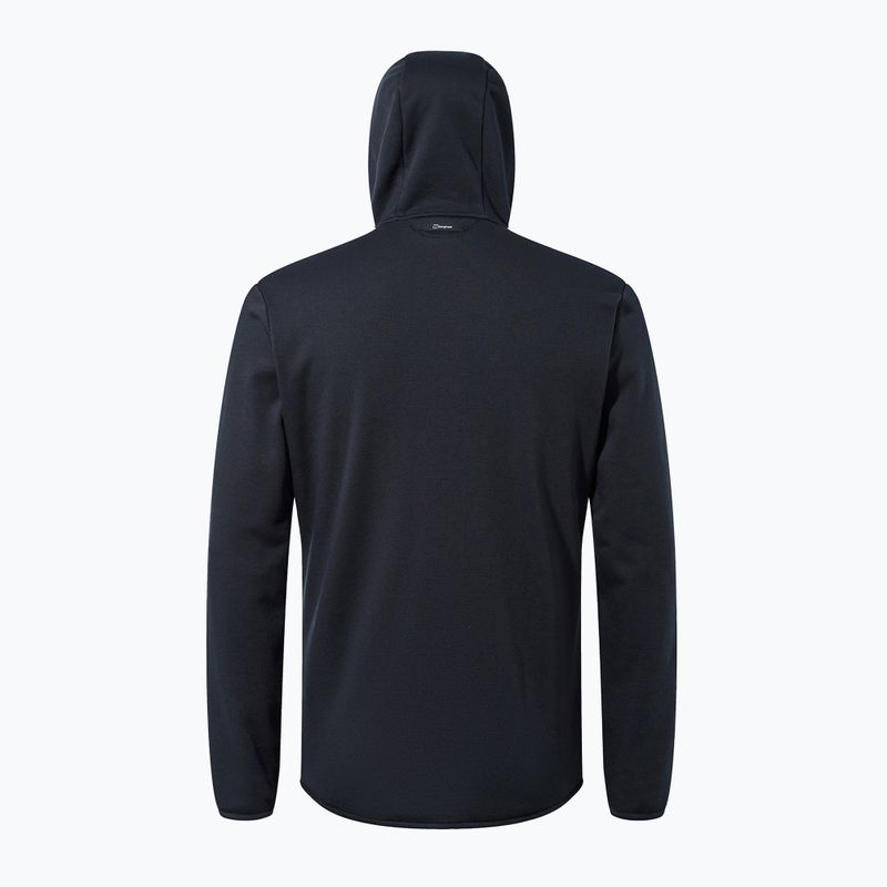 Felpa in pile Berghaus Heuberg Hoody uomo nero/nero 12