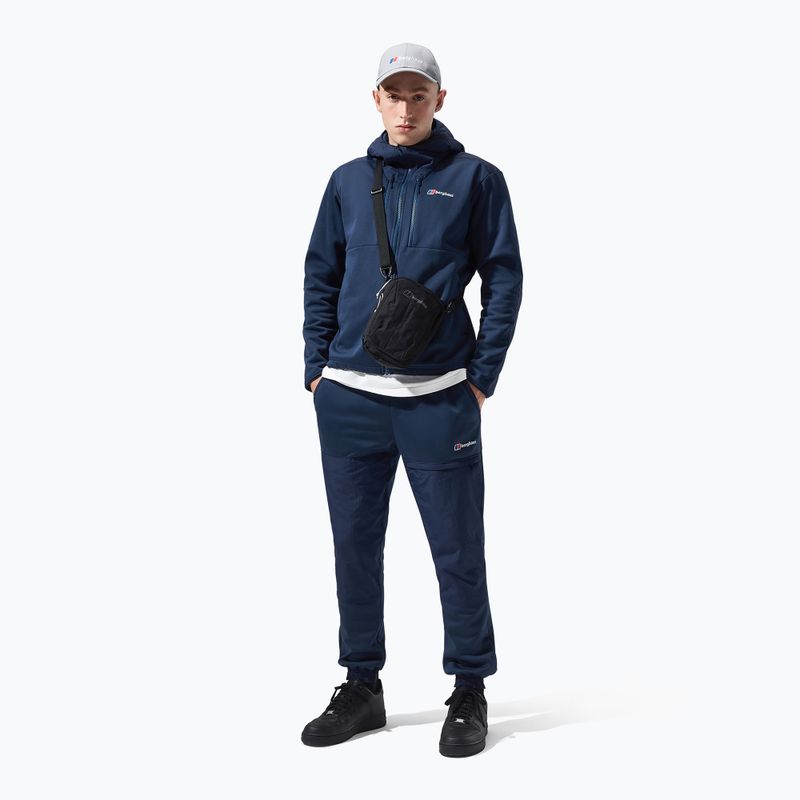Felpa da trekking da uomo Berghaus Reacon con cappuccio crepuscolo 2