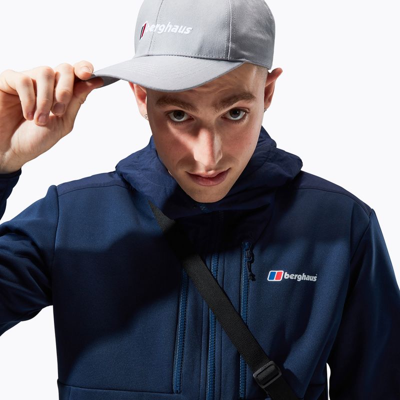 Felpa da trekking da uomo Berghaus Reacon con cappuccio crepuscolo 5