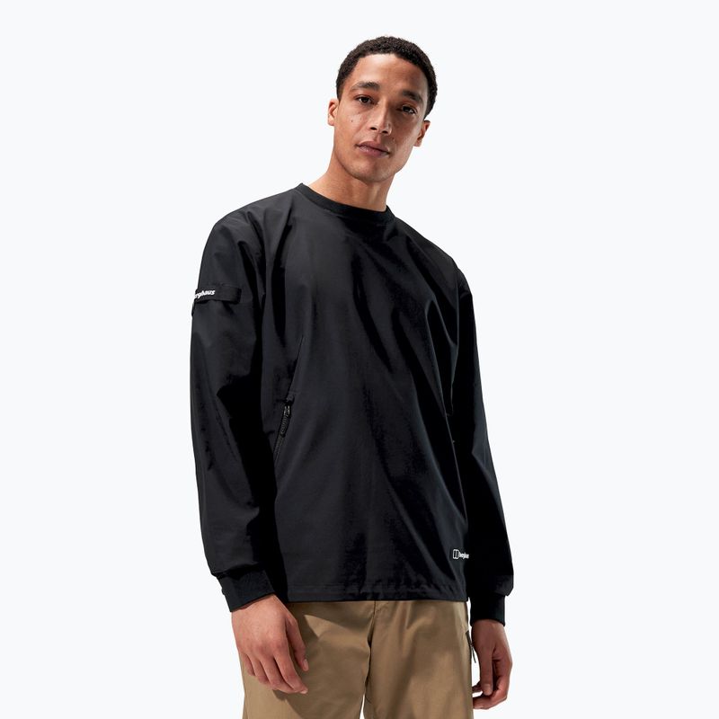 Giacca softshell da uomo Berghaus Fenham Softshell Crew nero/nero