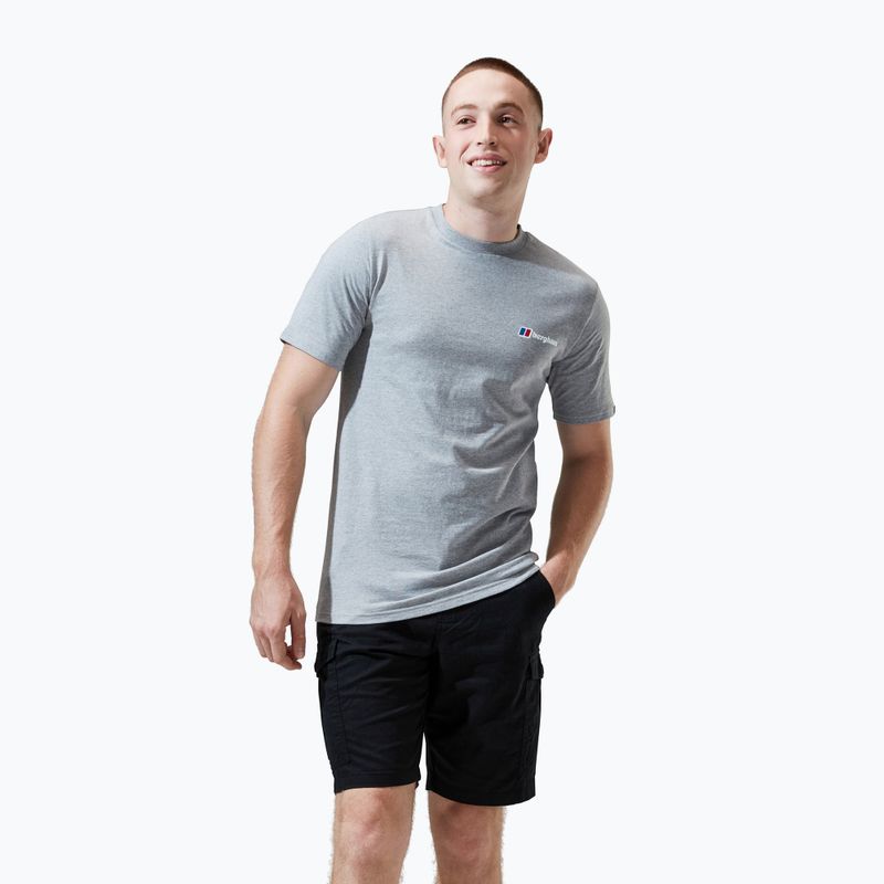 Berghaus maglietta uomo Snowdon SS Tee 2.0 grigio marna bci