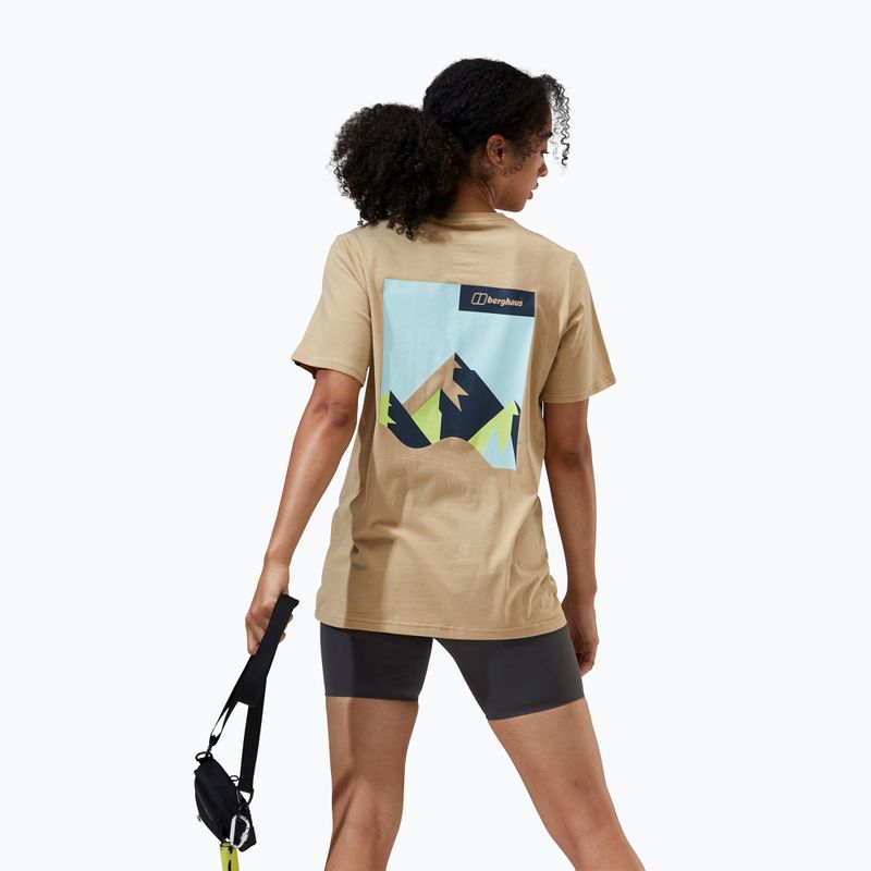 Maglietta donna Berghaus Boyfriend Dolomites sand dune 3
