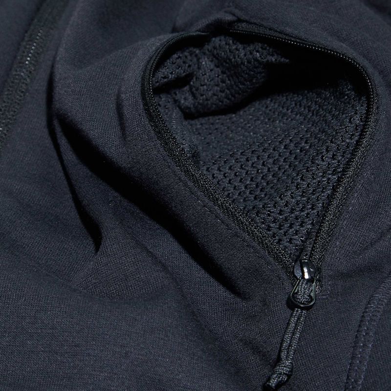Felpa in pile da donna Berghaus Heuberg Hoody jet nero/grigio gessato marl 15