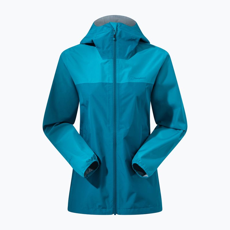 Giacca antipioggia Berghaus Deluge Pro 3.0 deep ocean/jungle jewel da donna 11