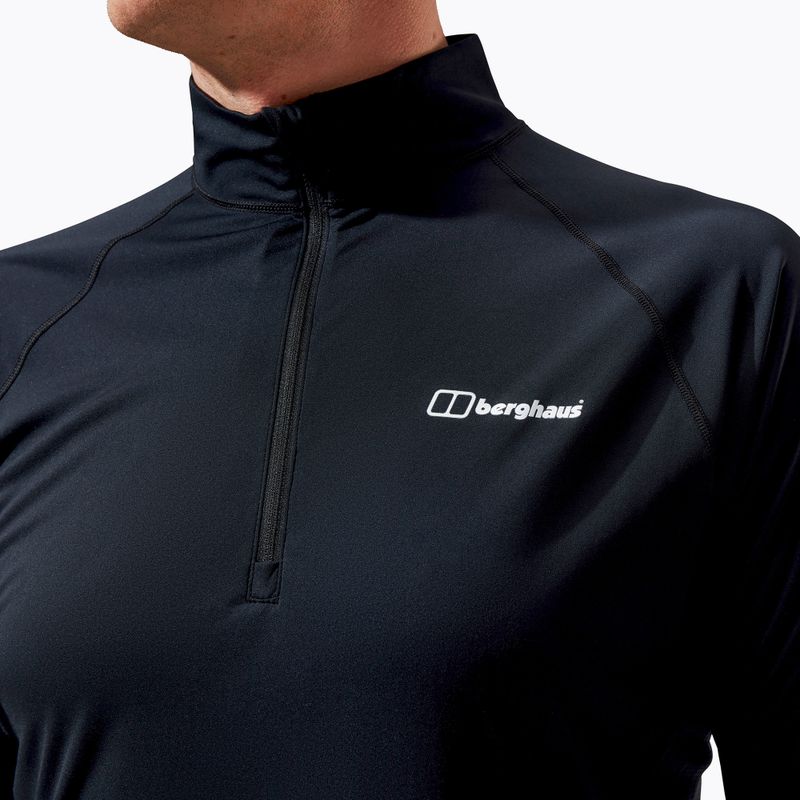 Berghaus Trailblaze Tech Tee uomo nero/nero manica lunga 4