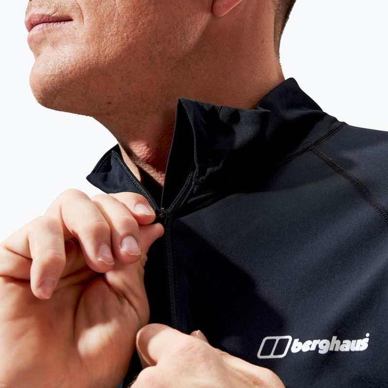 Berghaus Trailblaze Tech Tee uomo nero/nero manica lunga 5