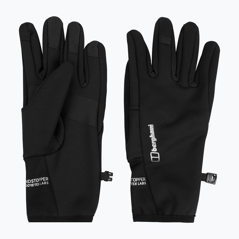 Guanti da trekking Berghaus Hillmaster Windstopper nero