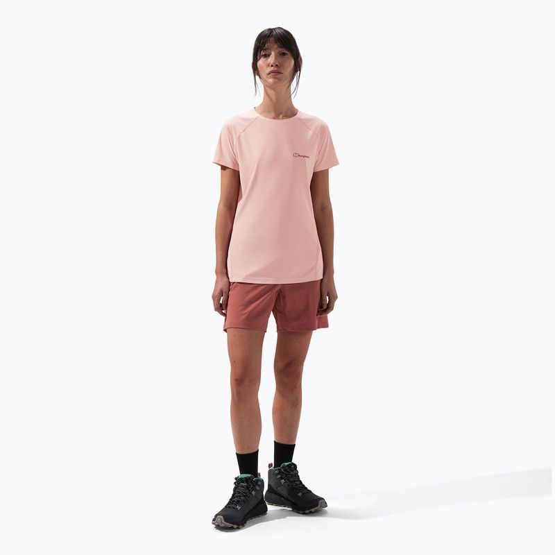 Berghaus donna 24/7 Tech Basecrewss t-shirt peach bloom 2