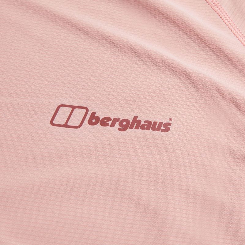 Berghaus donna 24/7 Tech Basecrewss t-shirt peach bloom 7