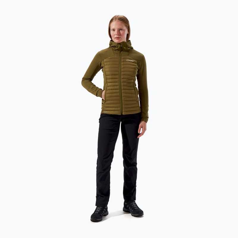 Giacca Berghaus Nula Hybrid da donna, quercia e muschio 2