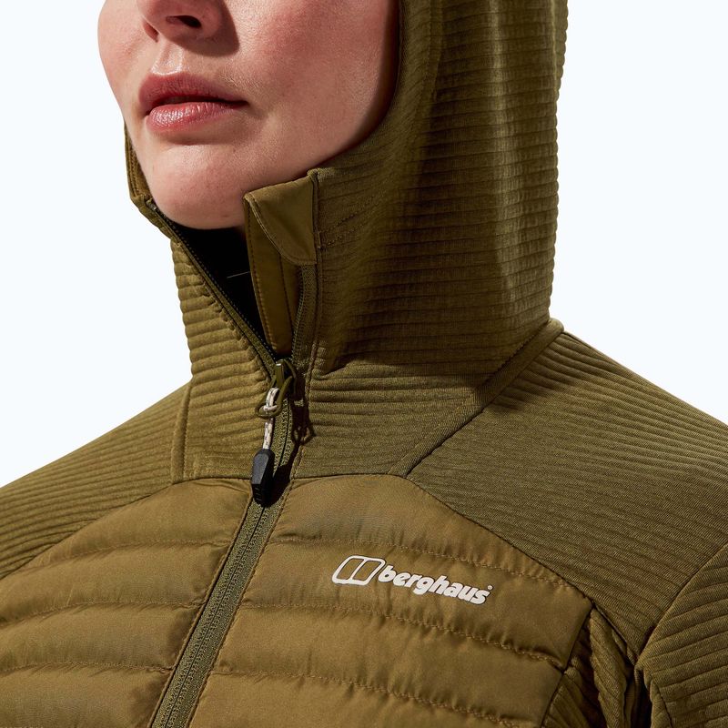 Giacca Berghaus Nula Hybrid da donna, quercia e muschio 4