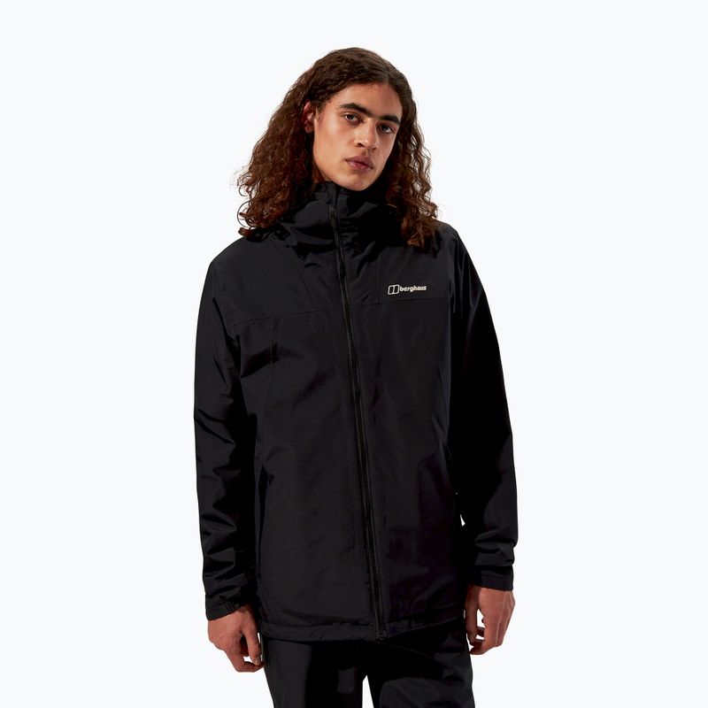 Berghaus Deluge Pro 3.0 Uomo Giacca antipioggia isolata nero