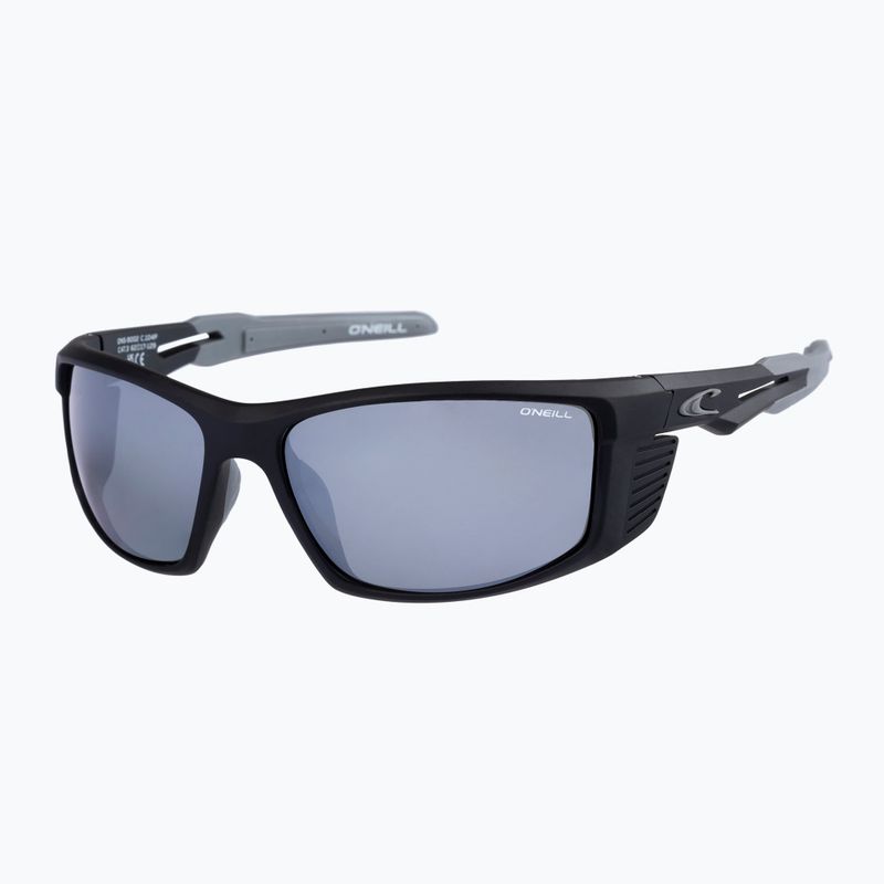 Occhiali da sole O'Neill ONS 9002-2.0 nero opaco/grigio/fumo con flash argento