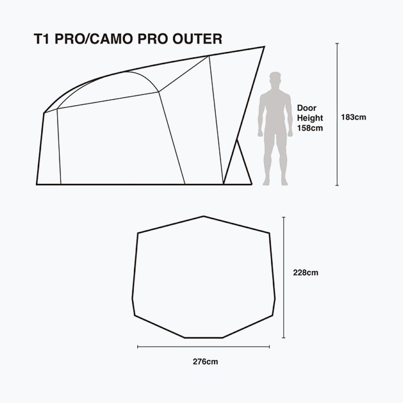 Tenda Nash Tackle Titan T1 Camo Pro 7