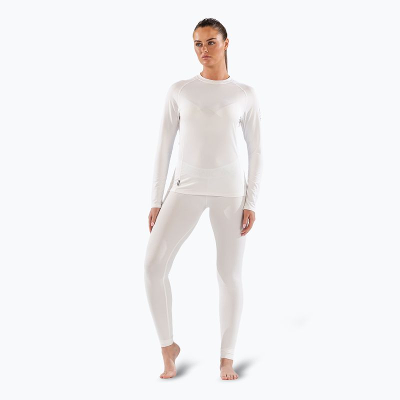 Surfanic Cozy CarbonDri Limited Edition Donna girocollo termico a maniche lunghe bianco 2