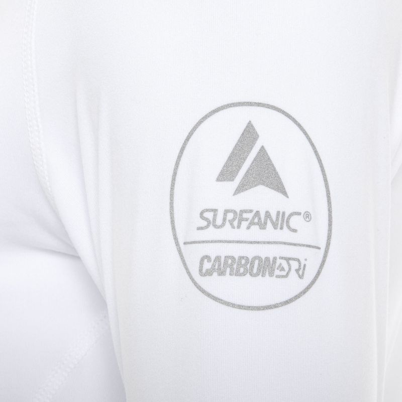 Surfanic Cozy CarbonDri Limited Edition Donna girocollo termico a maniche lunghe bianco 7