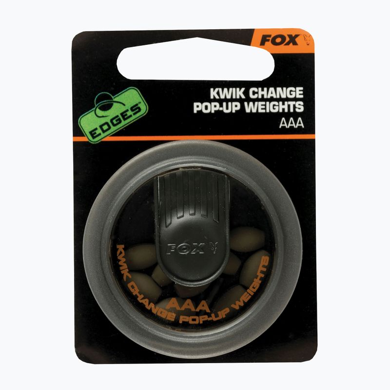 Pesi per carpe Fox International Edges Kwick Change Pop-up Weight