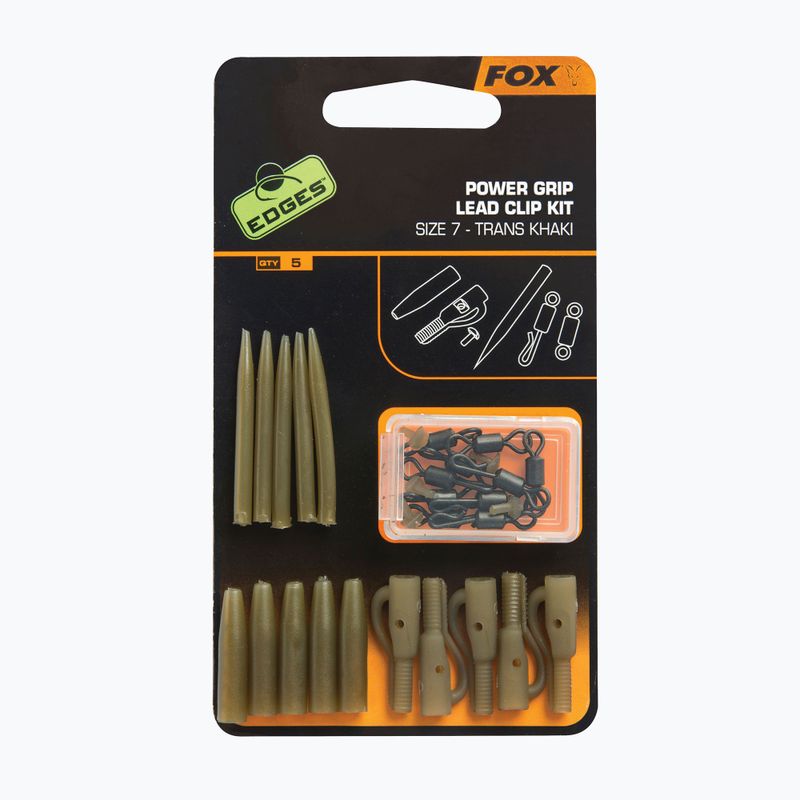 Fox International Edges Surefit Lead Clip Kit 5 pezzi.