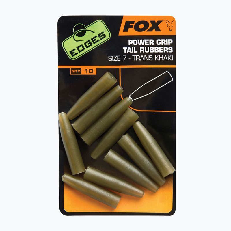 Fox International Edges Surefit Tail Rubbers 10pc protezioni sicure a clip.