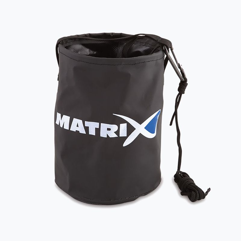 Secchio d'acqua collassabile Matrix con cavo nero