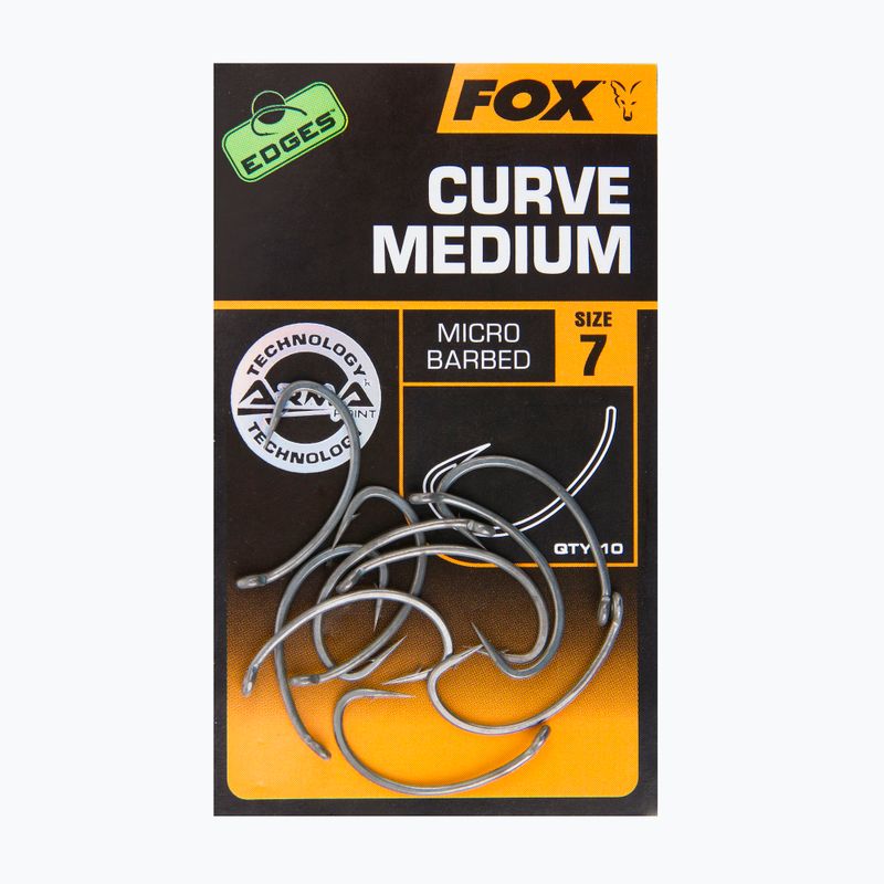 Fox International Edges ami da carpa Armapoint Curve Shank Medium 2