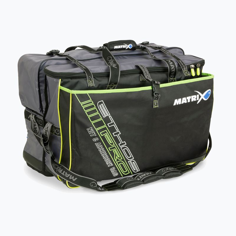 Borsa da pesca Matrix Pro Ethos Net & Accessory Carryall nero 8