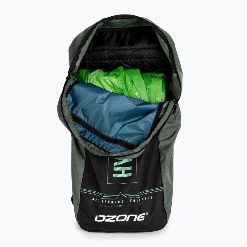 Ozone Hyperlink V3 verde brillante/bianco kite da kitesurfing 5