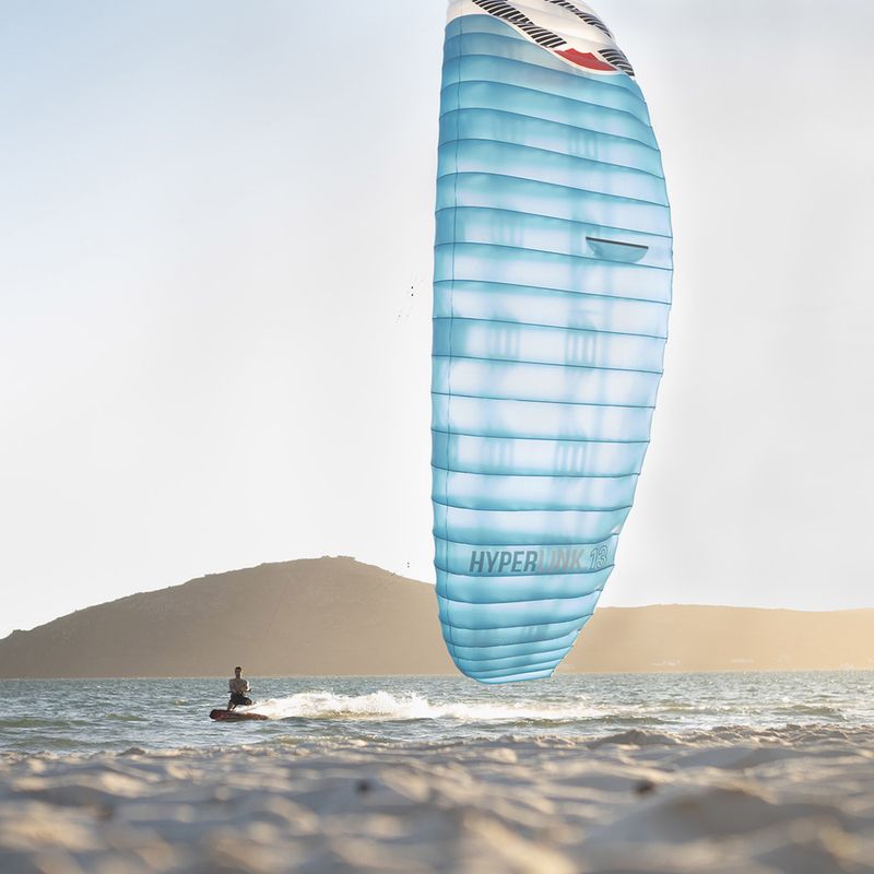 Ozone Hyperlink V3 azzurro/bianco kitesurfing kite 2