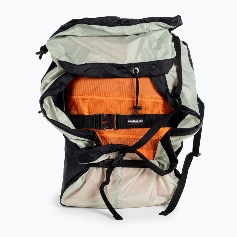 Ozone Alpha V2 arancio/bianco kitesurfing kite 5