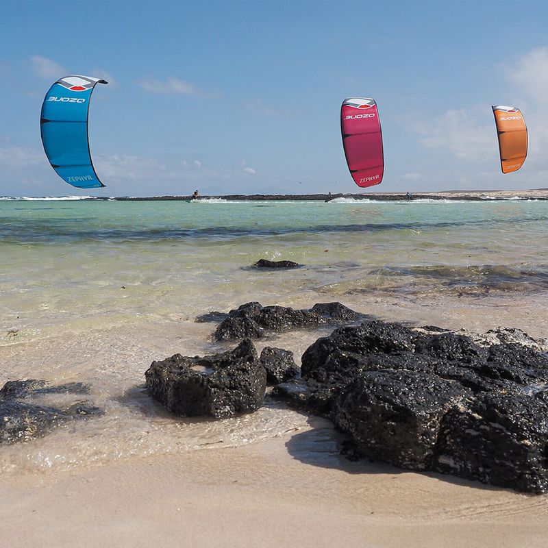 Ozone Zephyr V7 arancione/bianco kite kitesurfing kite 2
