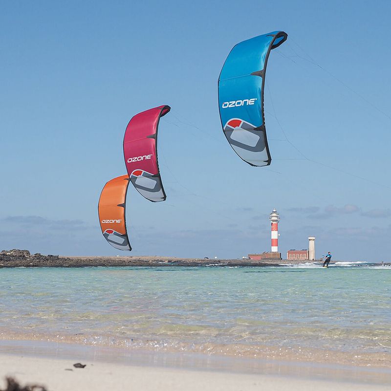 Ozone Zephyr V7 giallo/bianco kite kite 6