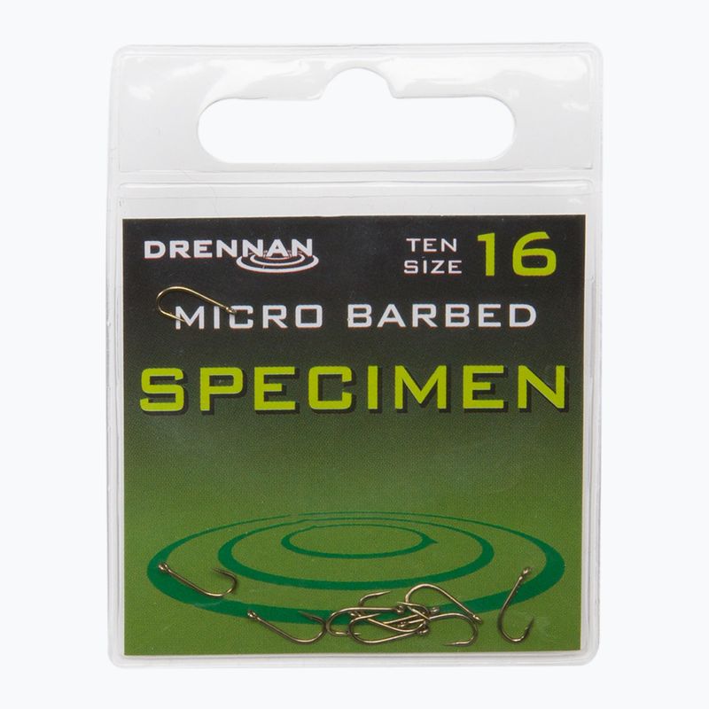 Drennan Specimen ganci in argento HESP016