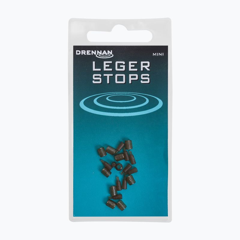 Drennan Leger Stops tappi da pesca 10 pezzi nero TGLS200