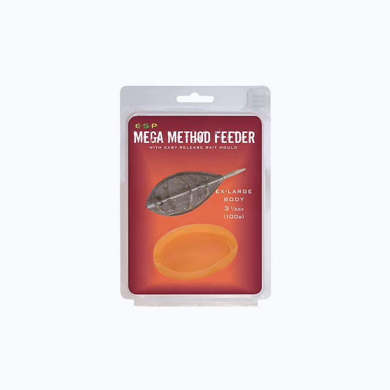 ESP Mega Method Feeder XL cestino per esche di terra + muffa marrone ETFMMB100
