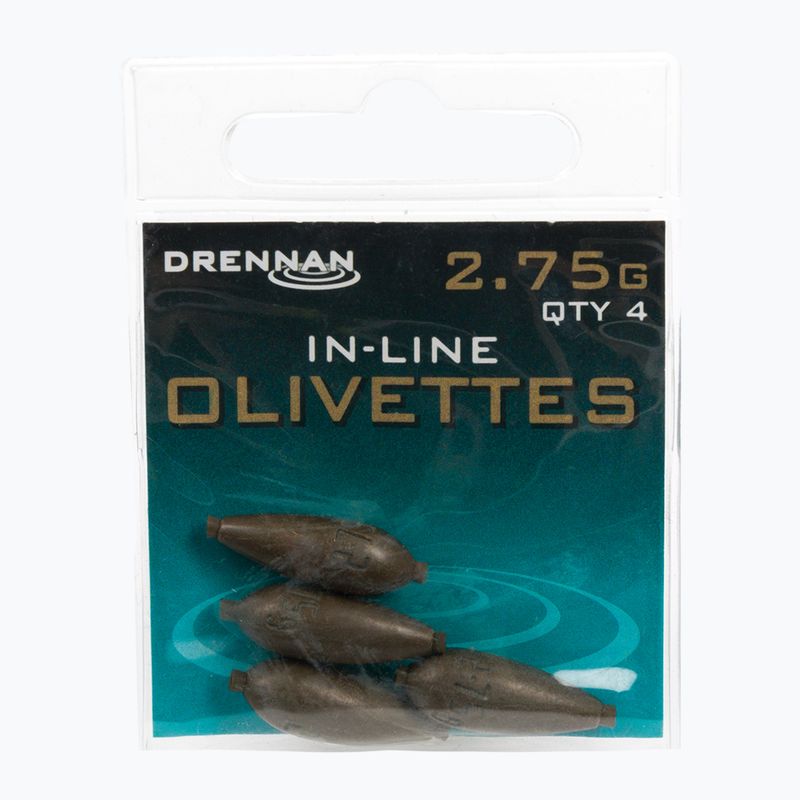 Pesi Drennan oliva con ago 4pz marrone TOOIO275